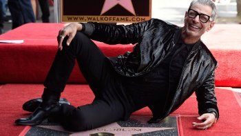 Jeff Goldblum recibió su estrella en el Paseo de la Fama
