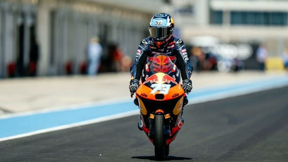 Valentín Perrone. El argentino da la pelea en lo más alto del Campeonato MUndial de Motociclismo -categoría Moto3- y lagará segundo en el GP de Hungría.