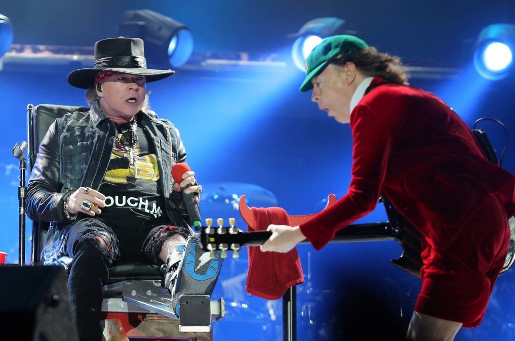 Axl Rose cantará en la gira de AC/DC por Estados Unidos