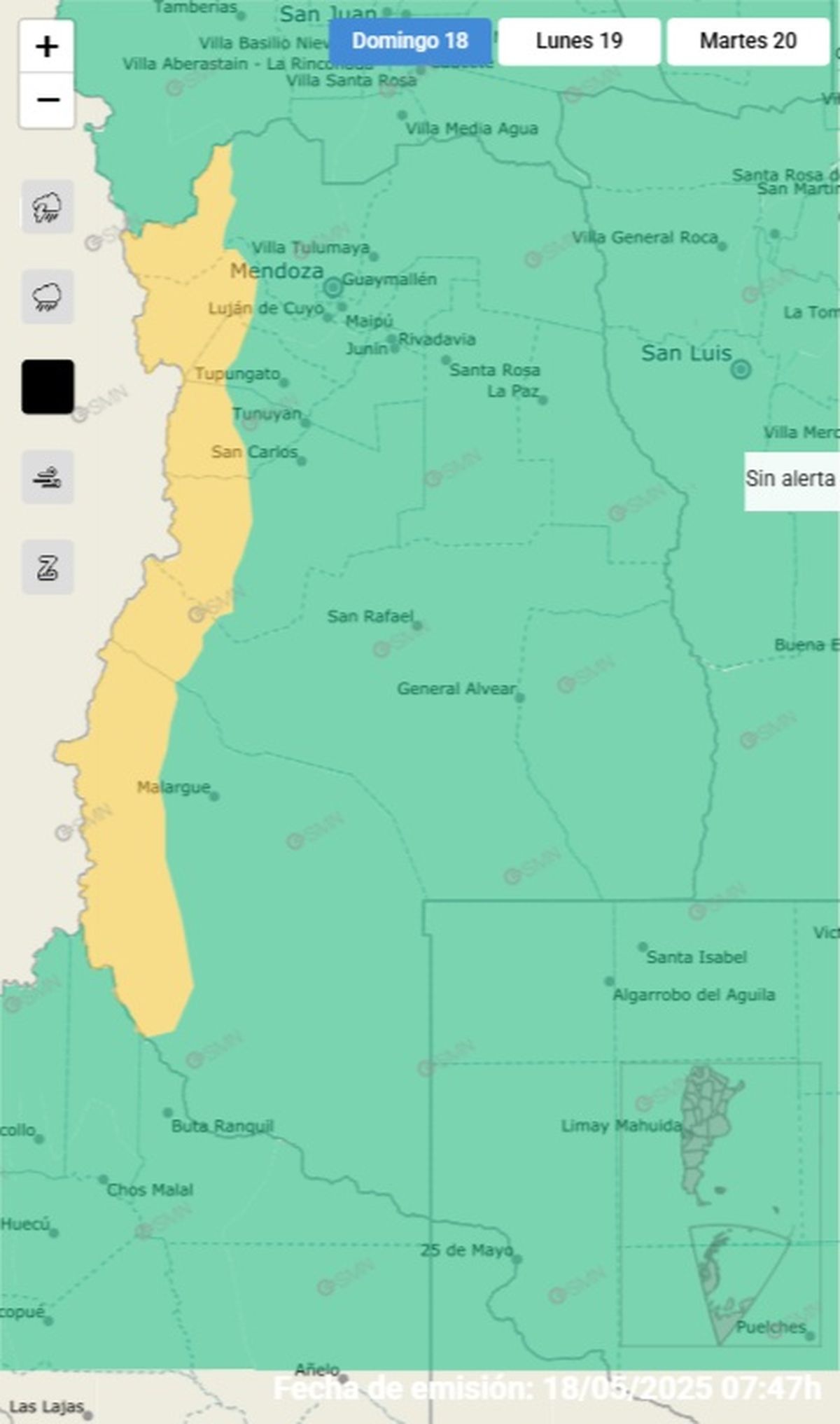 Esta área se encuentra en alerta Esta área se encuentra en alerta