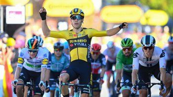 Van Aert esprintó mejor que todos en la 5ª etapa del Tour