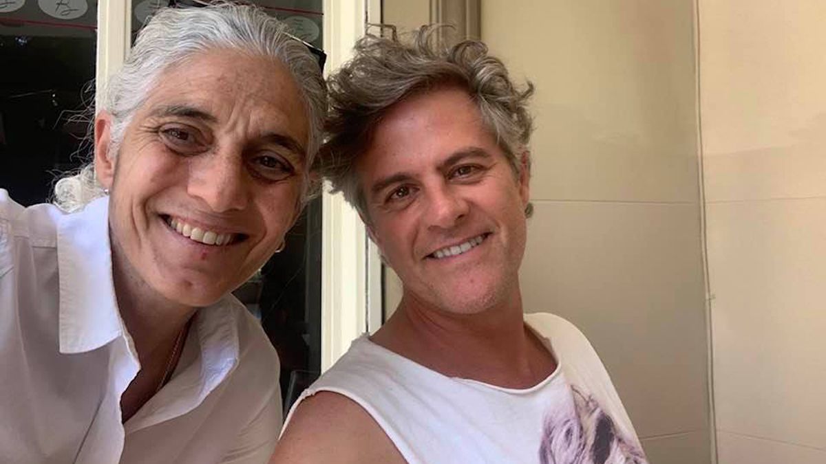 Beatriz Barbera con el actor Mike Amigorena, que estuvo por estos días en Mendoza.Los bares y hoteles serán los más afectados.