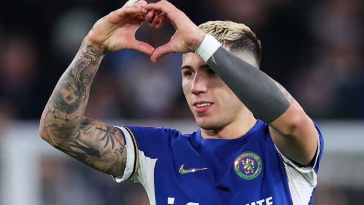 Enzo Fernández tuvo su primer festejo del 2024 en el Chelsea. Enzo Fernández tuvo su primer festejo del 2024 en el Chelsea.