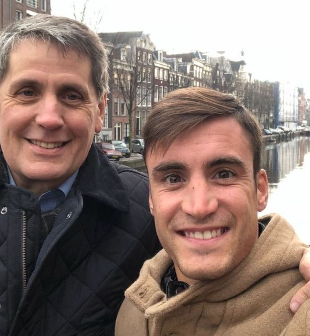 Ricardo Schlieper con Nicolás Tagliafico, uno de sus representados Ricardo Schlieper con Nicolás Tagliafico, uno de sus representados