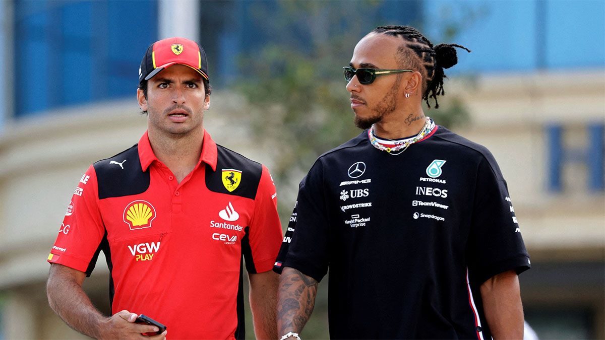 Lewis Hamilton remplazaría a Carlos Sainz en Ferrari. Lewis Hamilton remplazaría a Carlos Sainz en Ferrari.