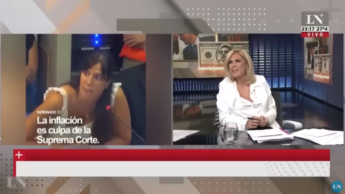 Viviana Canosa difundió un video con un discurso de Marisa Uceda en la Comisión de Juicio Político a los miembros de la Corte Suprema.