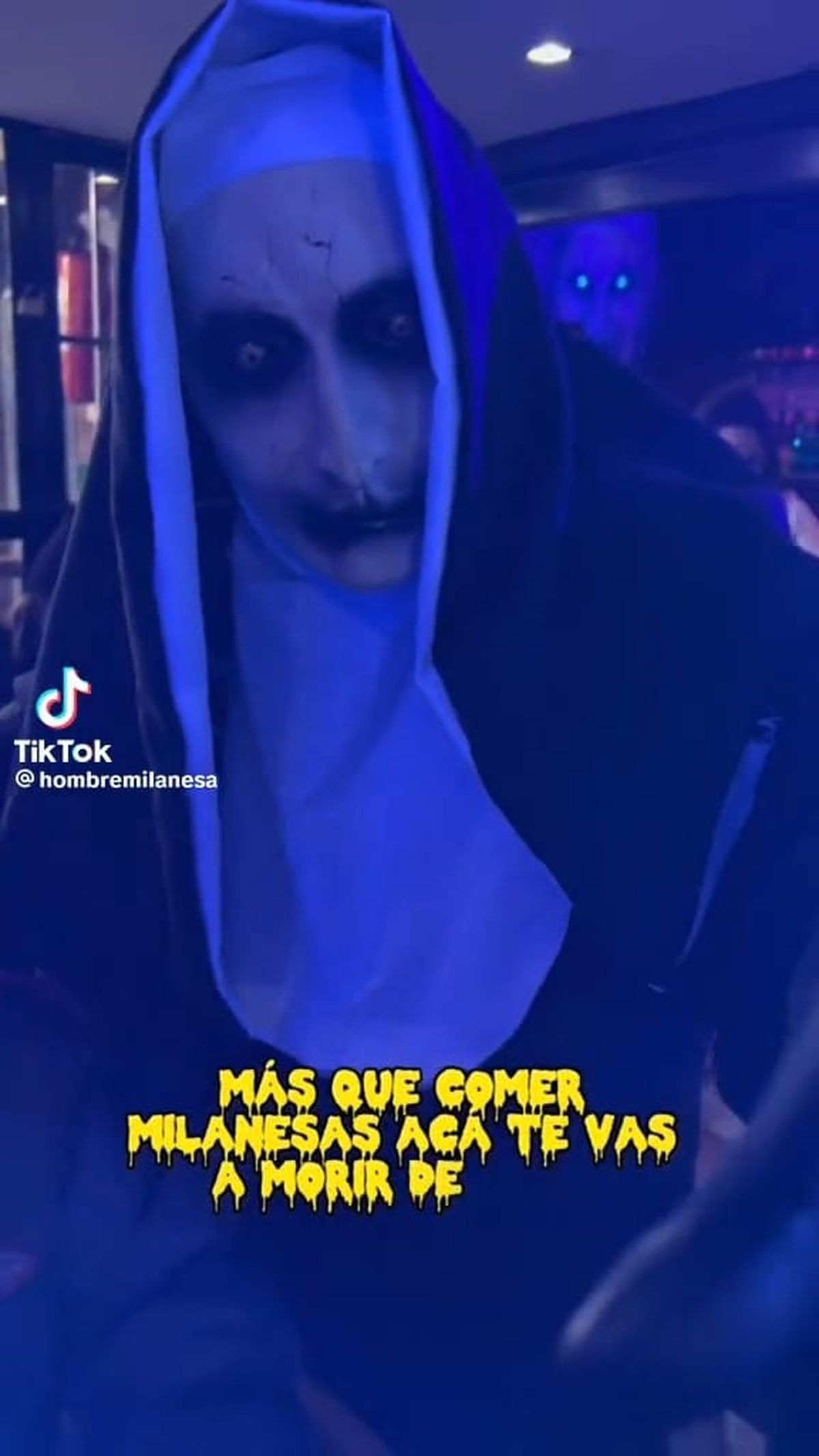 La Monja también está presente en el bar temático de terror de Buenos Aires. La Monja también está presente en el bar temático de terror de Buenos Aires.