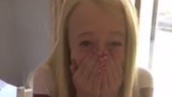 Emotivo momento en el que una niña se entera de que tiene un donante de corazón