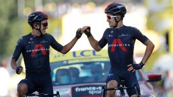 Michal Kwiatkowski y Richard Carapaz se lucieron en el Tour de Francia