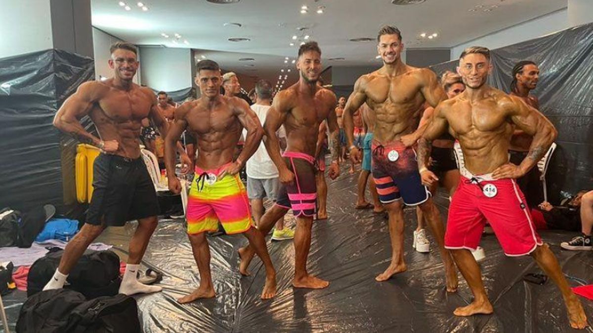 Algunos de los participantes del Mister Olympia 2021