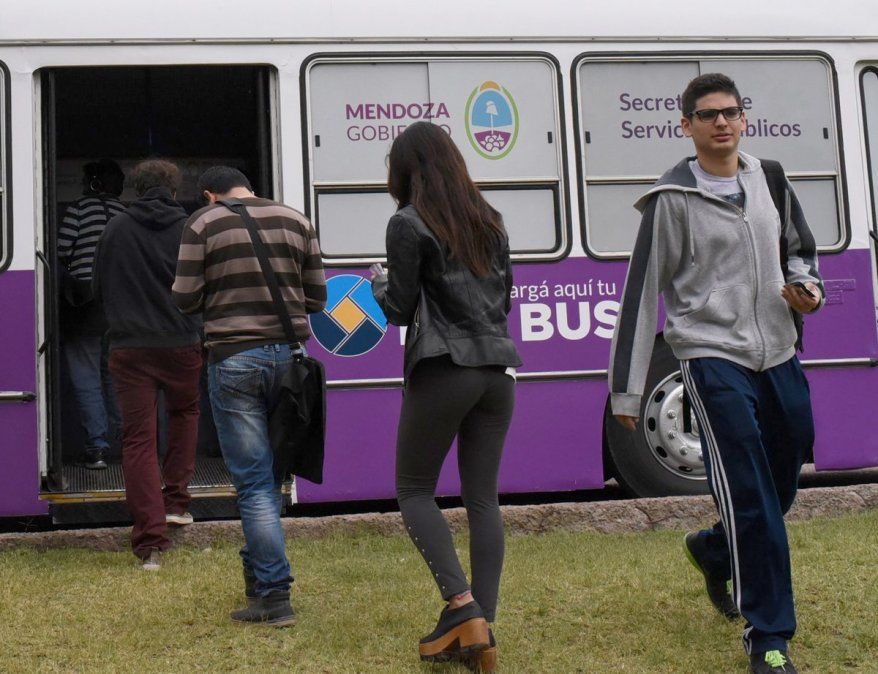 Recarga de la Red Bus en la UNCuyo