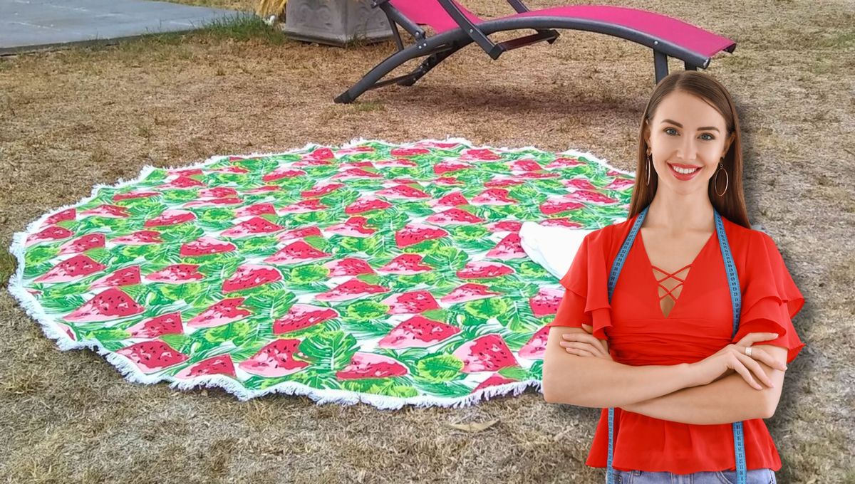 Cómo hacer una lona para la playa: con un truco facilísimo de costura en casa