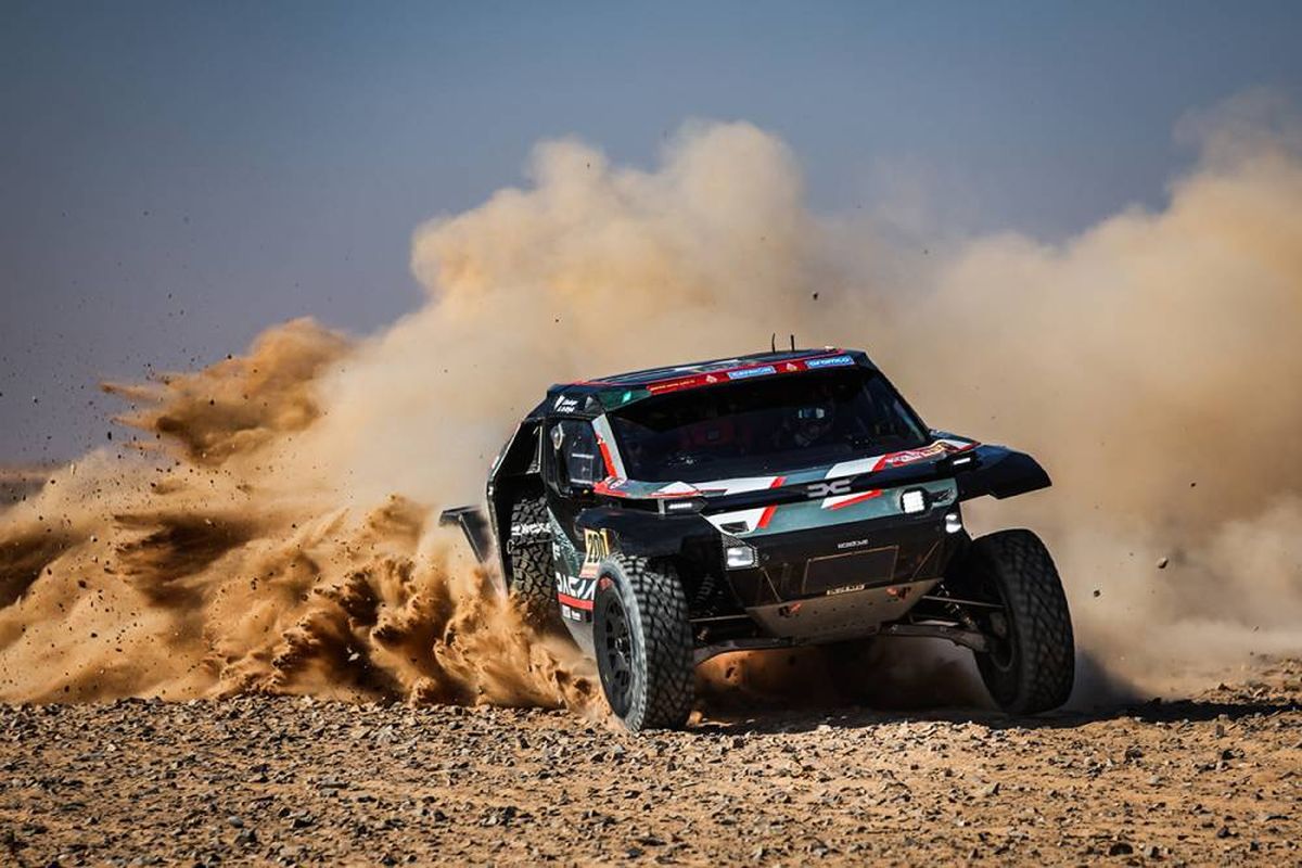 Nasser Al Attiyah fue el ganador de la novena etapa en autos.