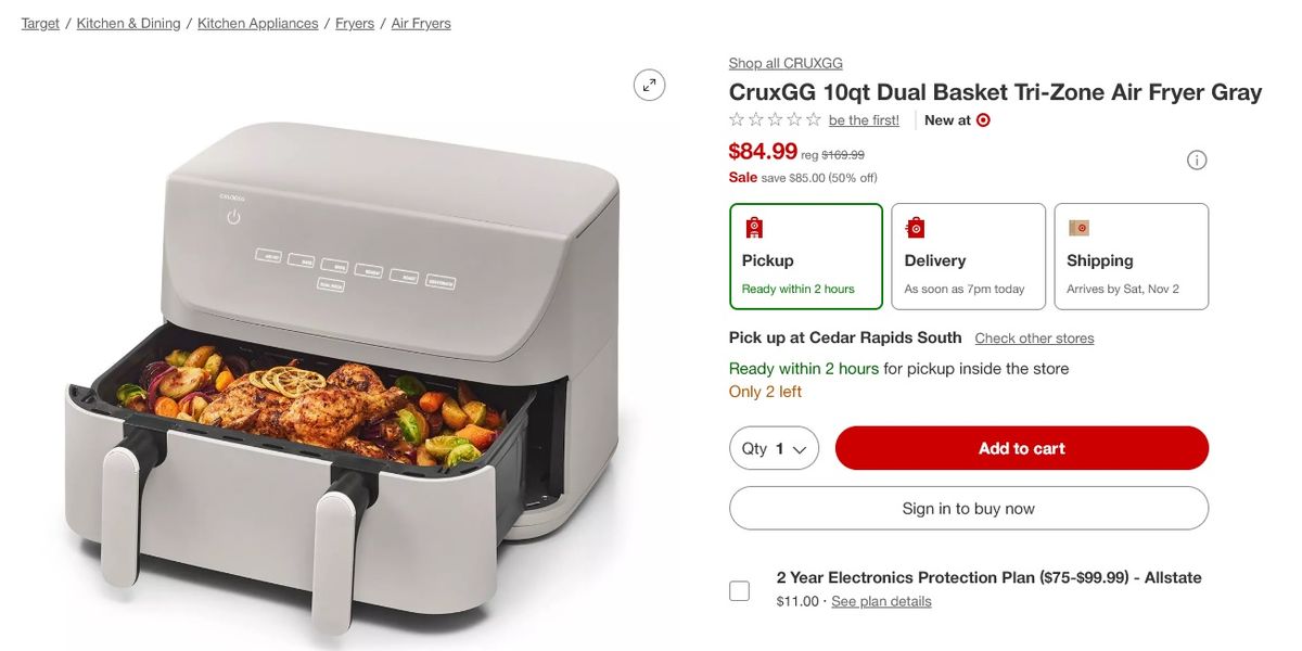 La espectacular oferta de Target. La espectacular oferta de Target.