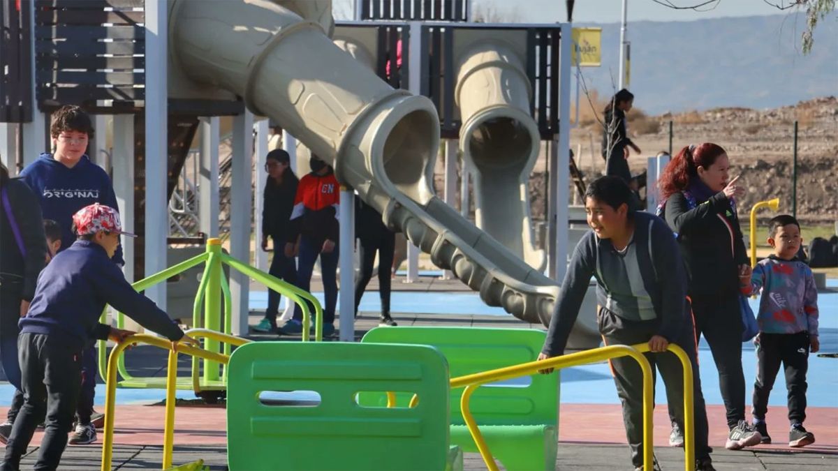 Plaza de los Niños en Luján de Cuyo.