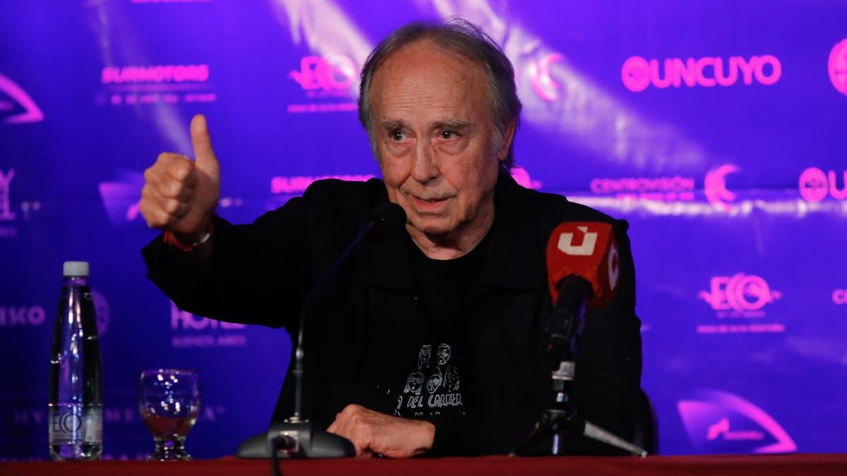 Joan Manuel Serrat, en Mendoza.