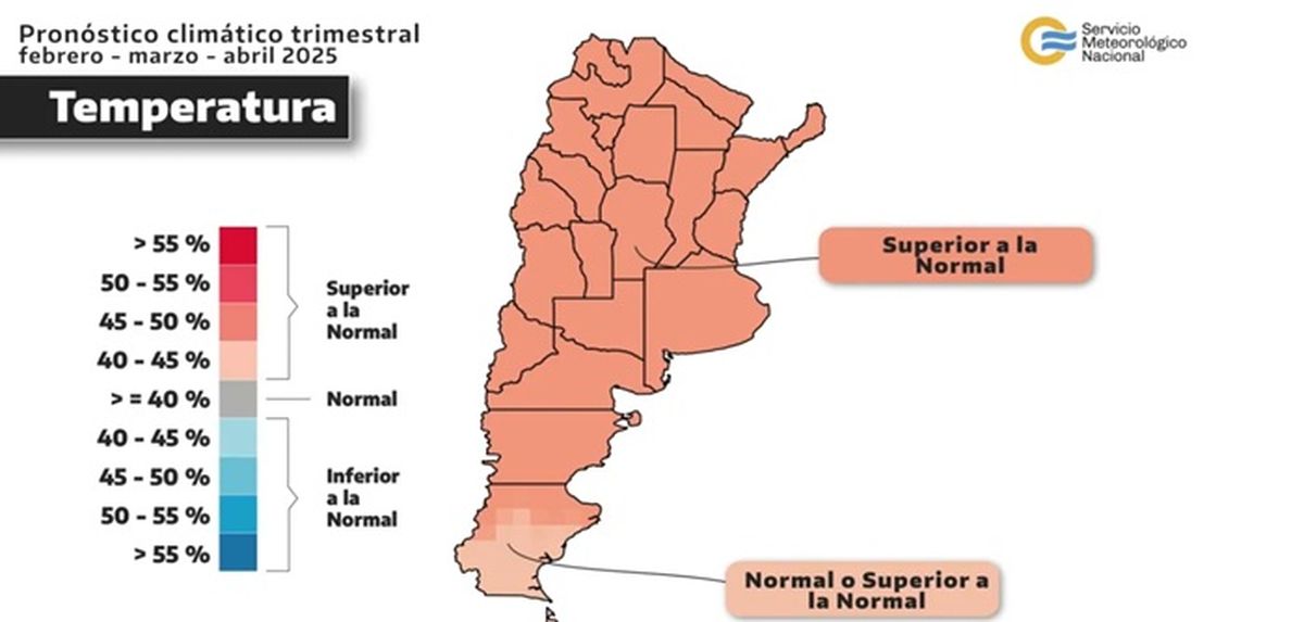 El calor en los próximos tres meses. El calor en los próximos tres meses.