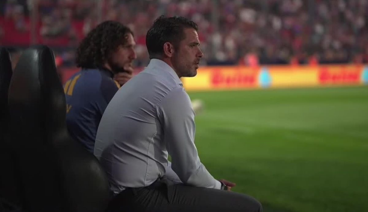 Fernando Gago en su debut como entrenador de Boca. Fernando Gago en su debut como entrenador de Boca.
