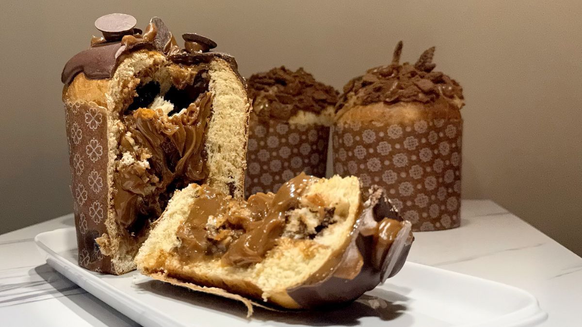 Cómo hacer Pan dulce relleno de dulce de leche: la receta para sorprender a la familia en Año nuevo