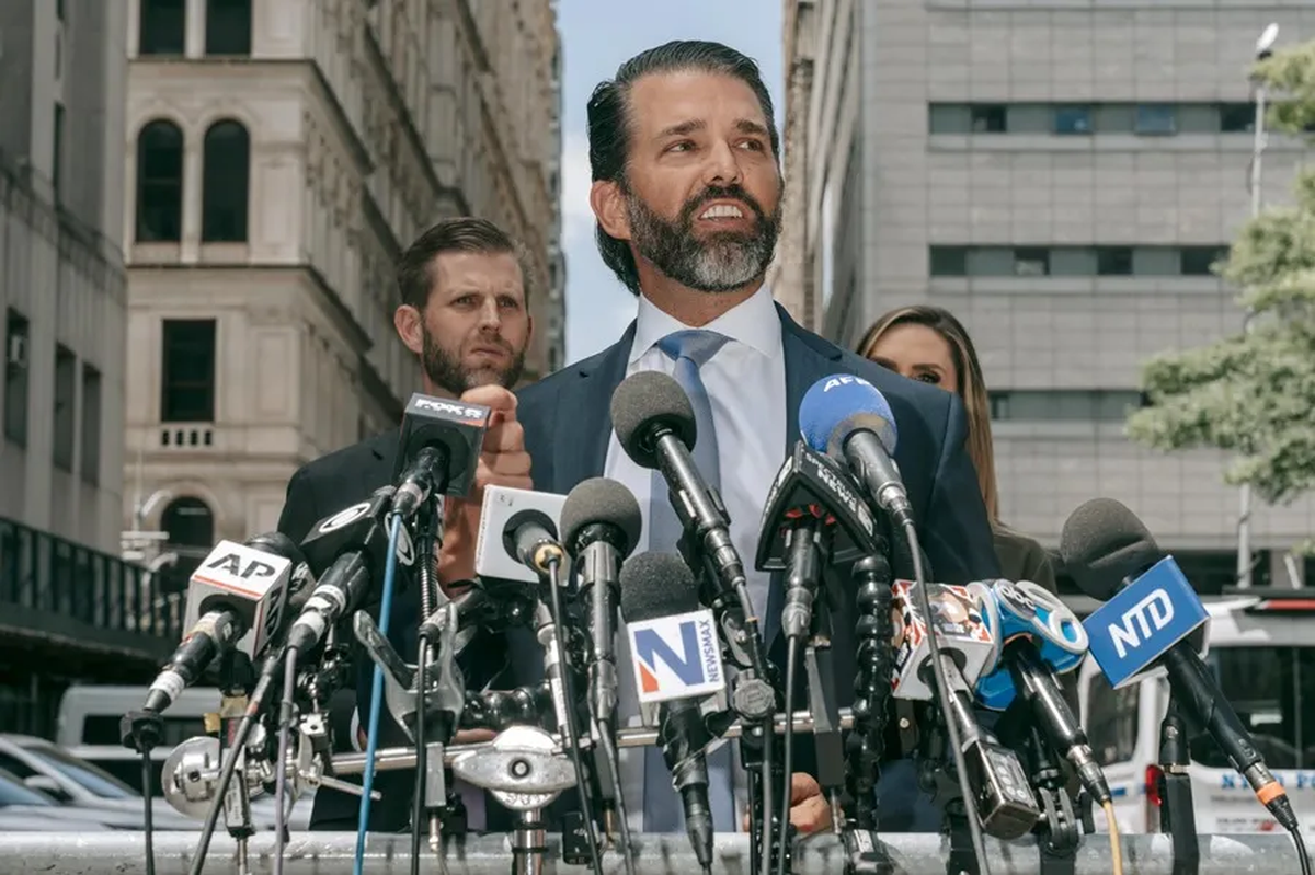 Donald Trump Jr. Crédito: EFE/EPA/Olga Fedorova. Donald Trump Jr. Crédito: EFE/EPA/Olga Fedorova.