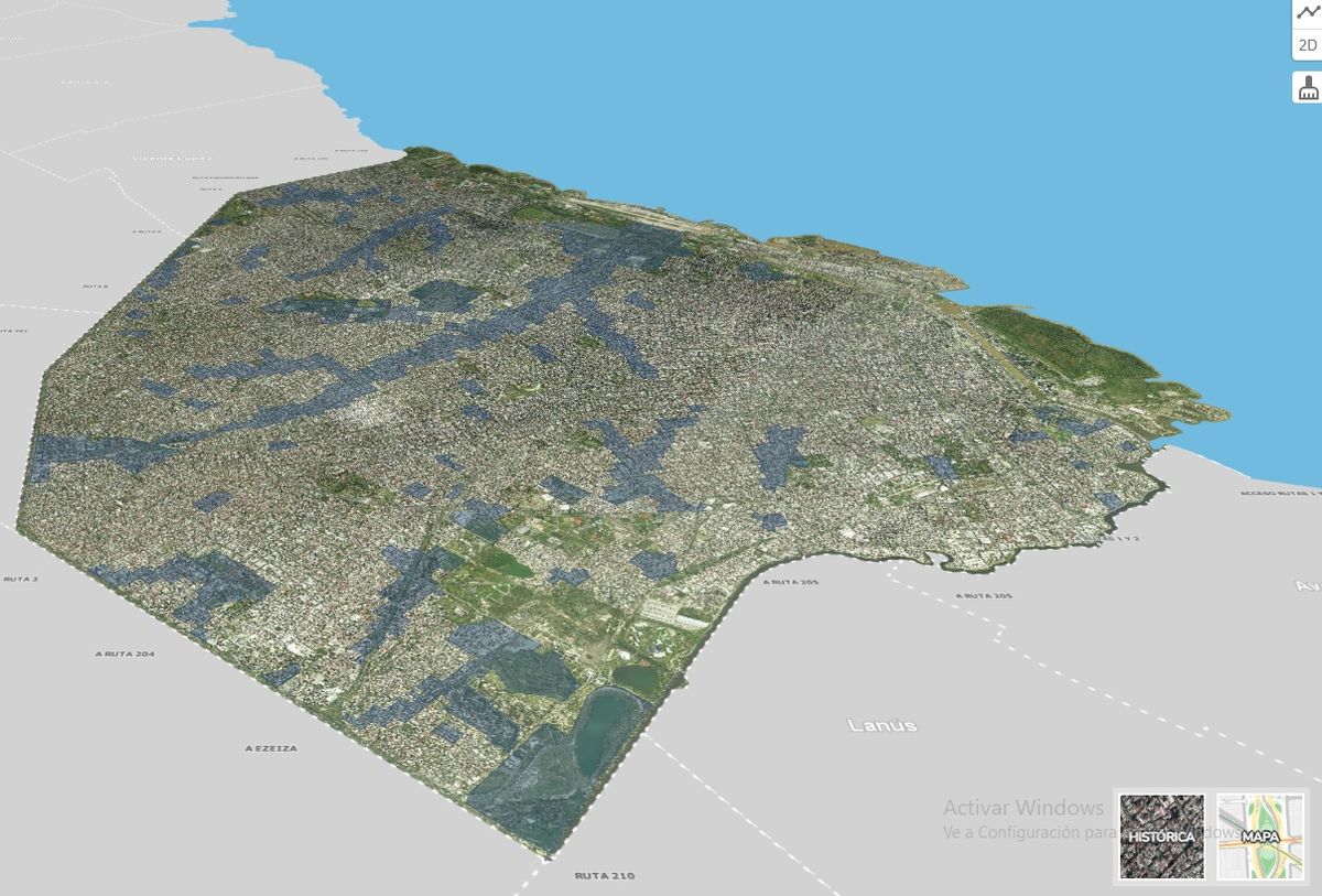 En el mapa de Buenos Aires se pueden observar los distintos riesgos En el mapa de Buenos Aires se pueden observar los distintos riesgos