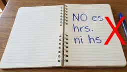 La Real Academia Española definió cuál es la correcta abreviatura de horas: No es hrs. ni hs.