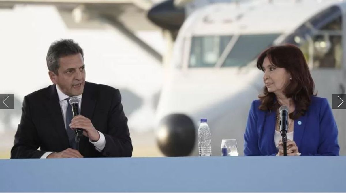 El excandidato a presidente Sergio Massa sumó su apoyo a Cristina Kirchner.