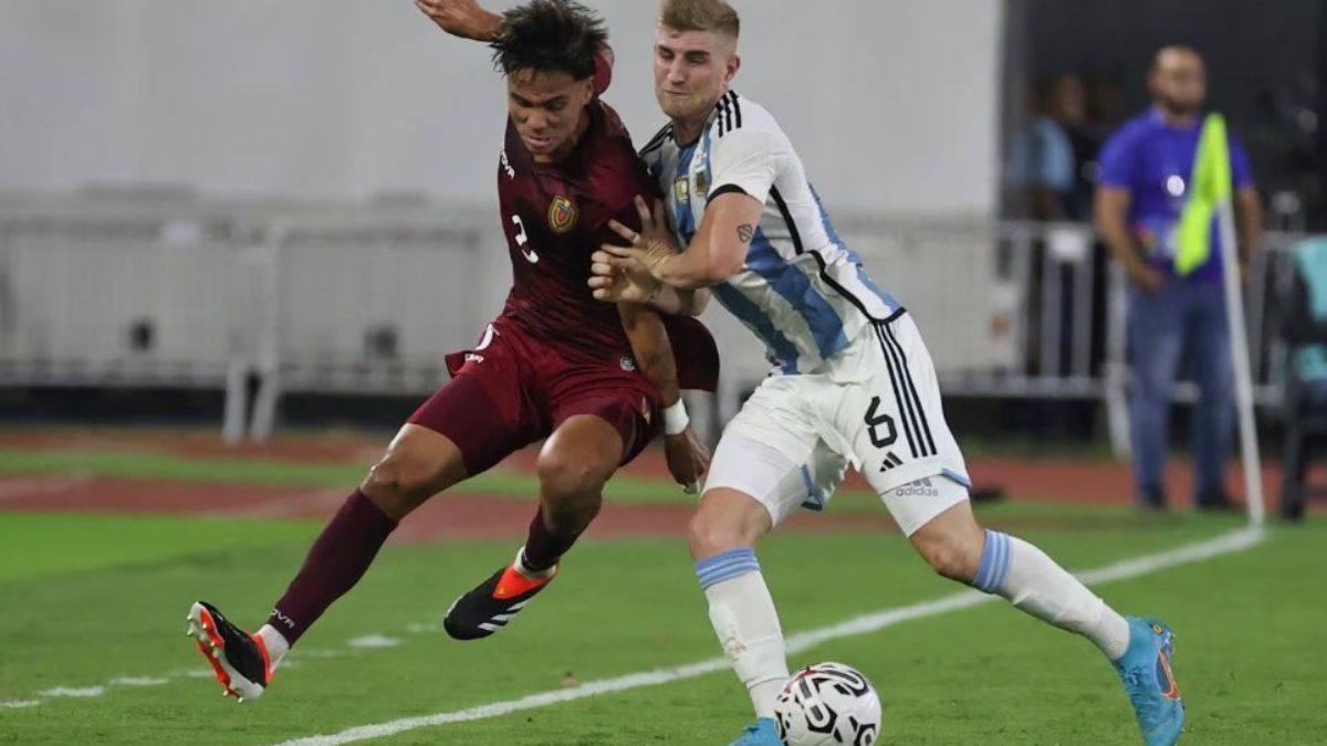 El zaguero de la Selección argentina Sub 23 Nicolás Valentini, fue duro con el arbitraje del partido contra Venezuela.