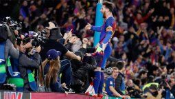 Un Messi eufórico lo celebró en Facebook