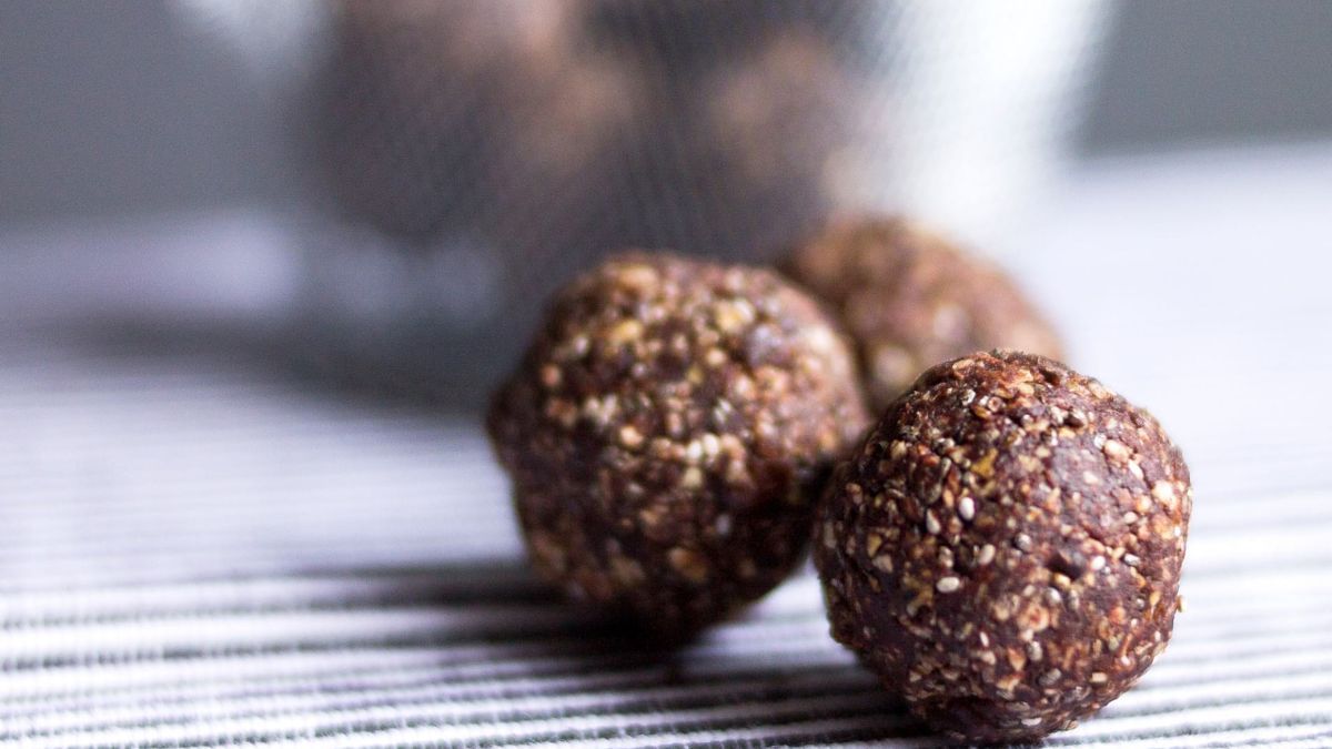Trufas de avena y chocolate.&nbsp;