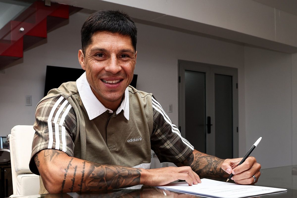 Enzo Pérez fue oficializado como nuevo refuerzo de Argentinos Juniors