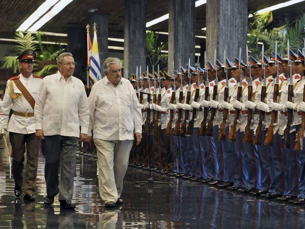El presidente uruguayo conversó con el líder cubano Fidel Castro