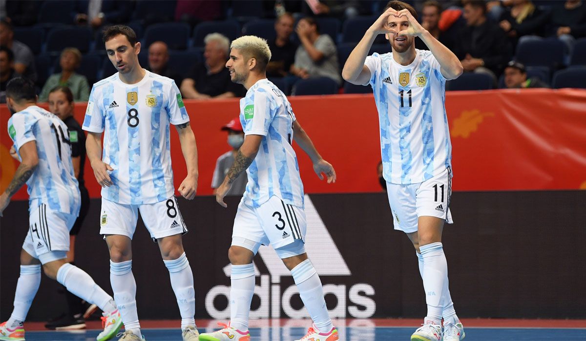 Argentina- Portugal se miden en la final del Mundial de Futsal que se juega en Lituania. Arranca a las 14 de este domingo 3 de octubre.
