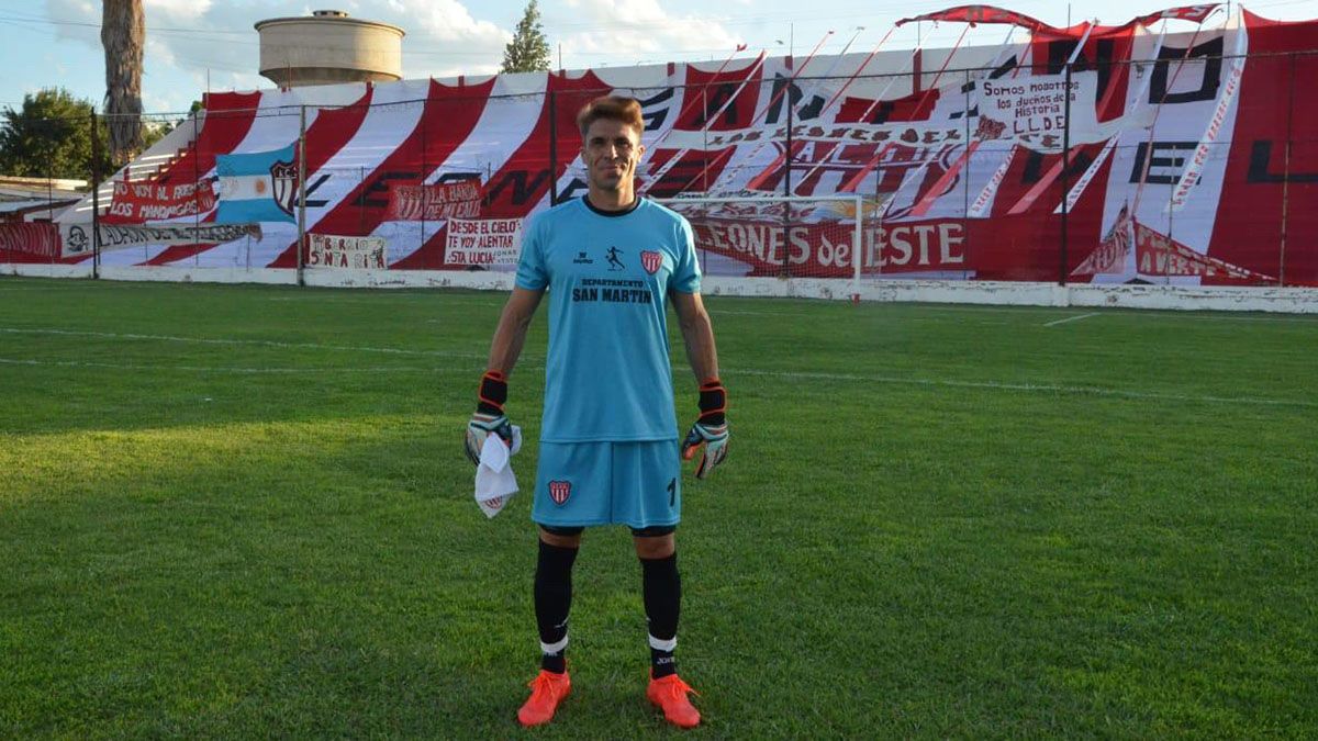El arquero del León Pablo Bangardino. Fotos: gentileza Prensa Atlético San Martín.