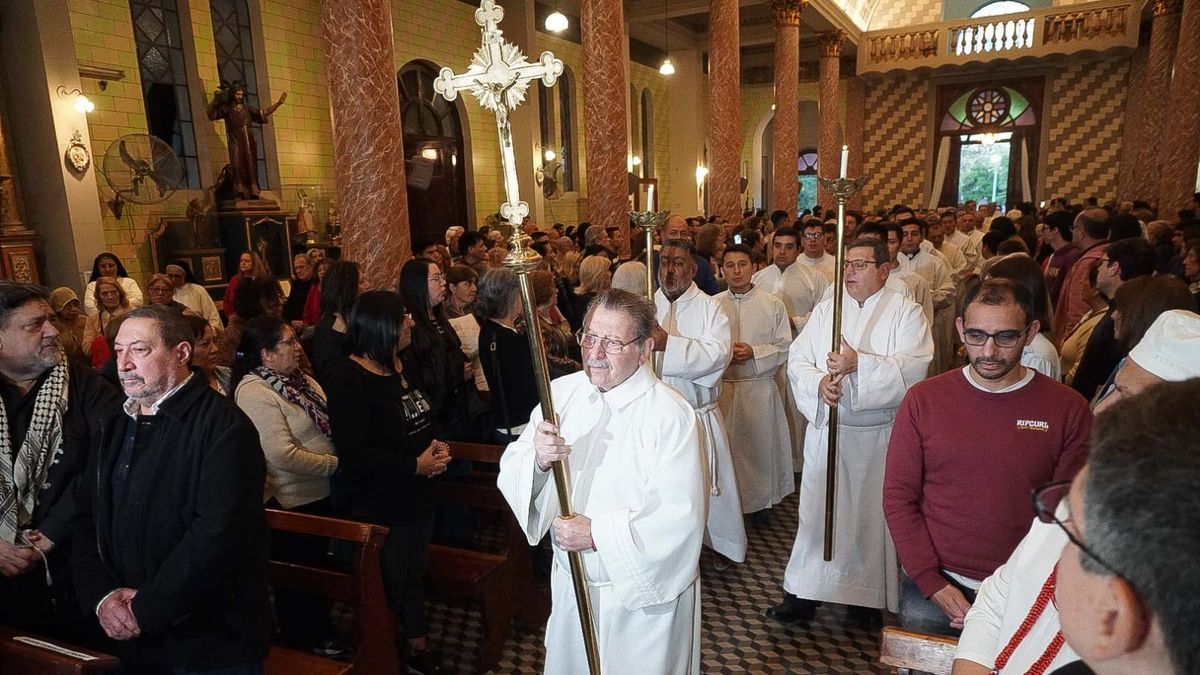 Escena del homenaje a Francisco en Loreto. Escena del homenaje a Francisco en Loreto.