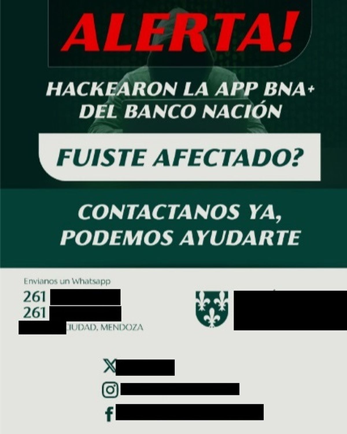 El aviso que el estudio viraliza por las redes e incluso manda a los medios. El aviso que el estudio viraliza por las redes e incluso manda a los medios.