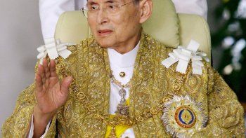 Murió el rey de Tailandia, el que más duró en el trono