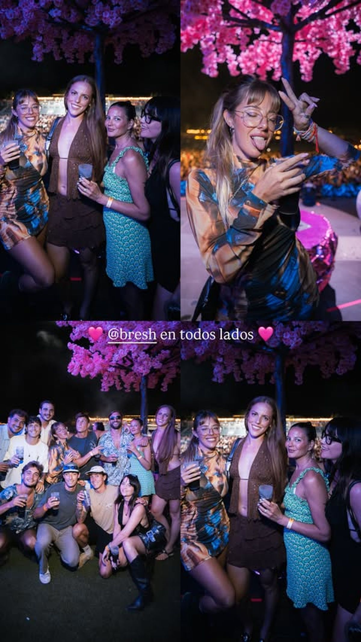 Nati Jota arrasó con su look de fiesta en Europa. Nati Jota arrasó con su look de fiesta en Europa.