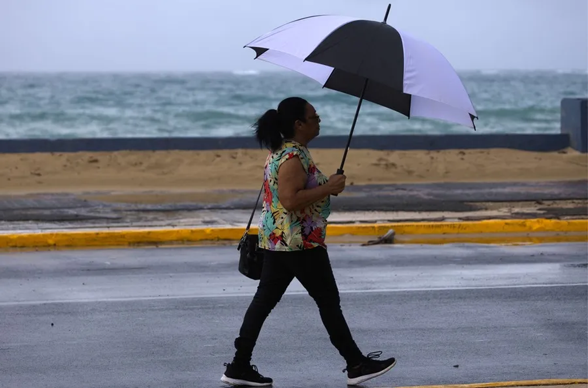 La tormenta Ernesto cuando llegó a Ocean Park
