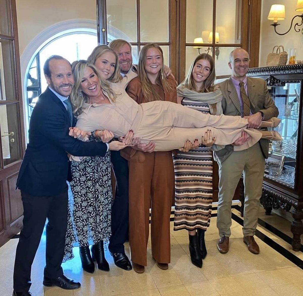 Máxima Zorreguieta y su familia. Máxima Zorreguieta y su familia.