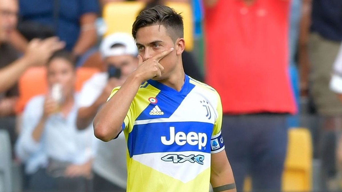 Dybala anotó para la Juventus, que empató con el Udinese
