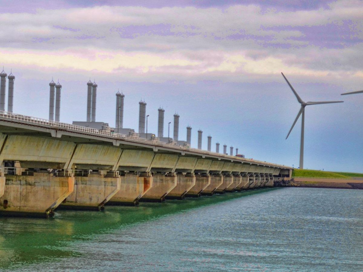 La megaobra fue el resultado de una catastrófica inundación. La megaobra fue el resultado de una catastrófica inundación. 