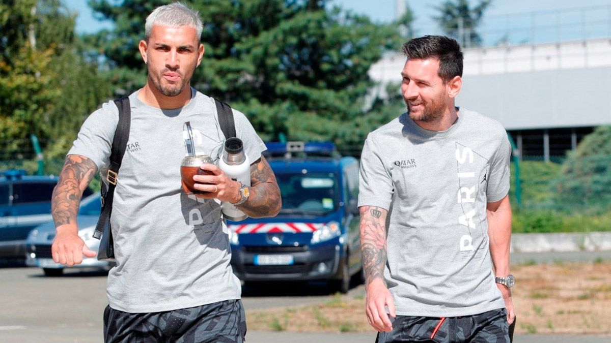 Leandro Paredes y Lionel Messi disfrutan jugar en el PSG.