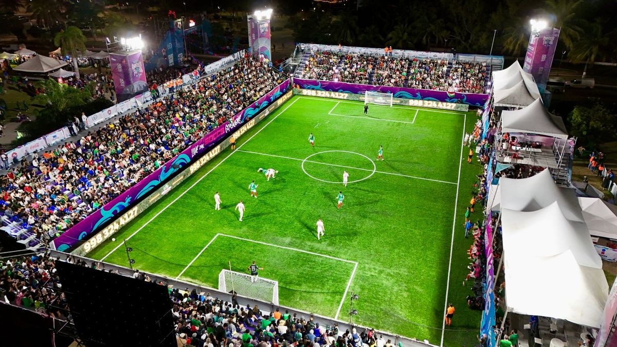 El estadio principal donde se jugará el Mundial de fútbol socca 2025.