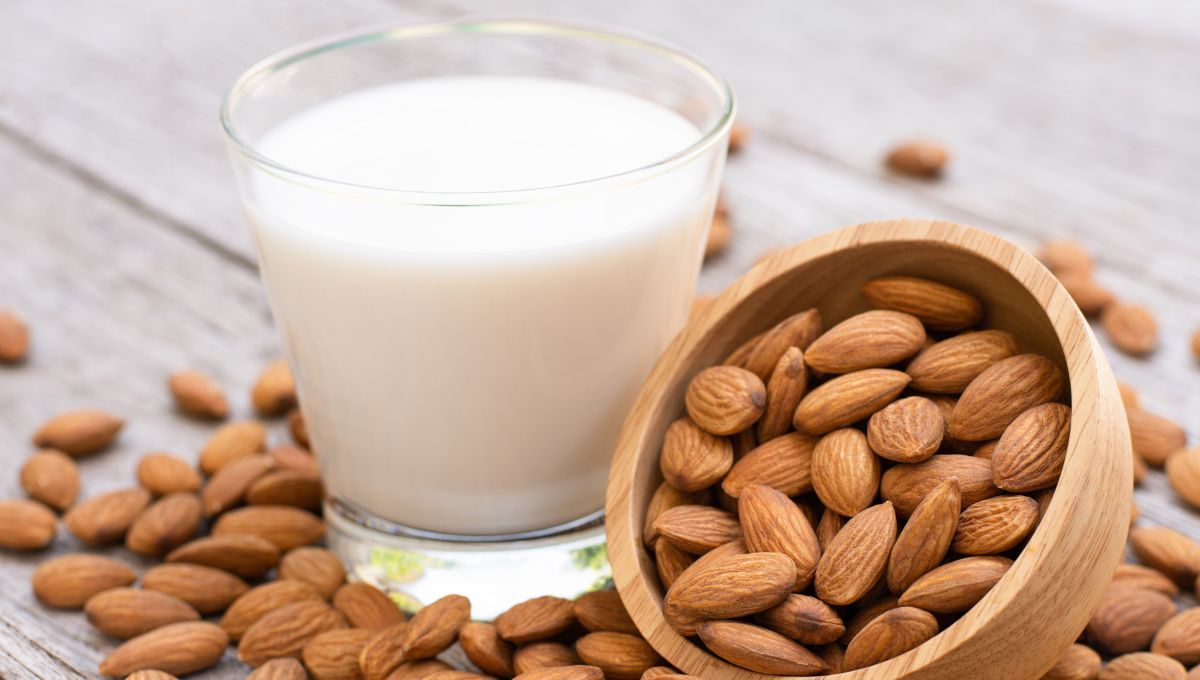 Leche de almendras. Leche de almendras. 