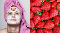 Aprovecha la temporada de frutillas y realiza esta mascarilla exfoliante facial