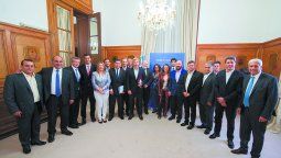 El ministro Frigerio recibió a 11 gobernadores peronistas