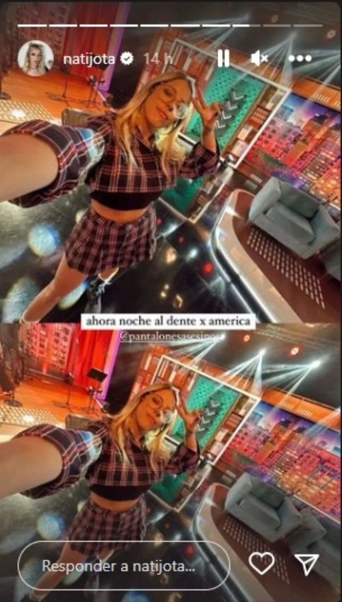 Nati Jota confirmó que es la reina de las ultra mini con su modelo más feroz.