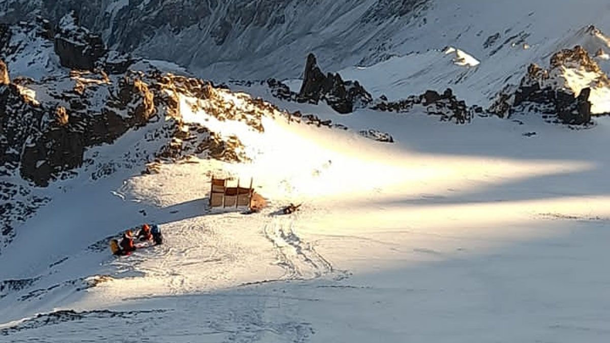 Campamento Independencia a 6.300 metros de altura sobre el nivel del mar. Imagen ilustrativa
