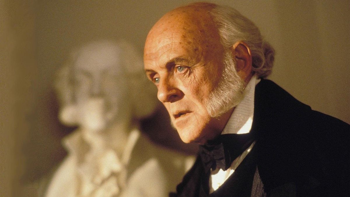 Anthony Hopkins es el actor más destacado de Amistad. Llegó a aprenderse siete páginas del guion en pocas lecturas y grabó la escena en una sola toma. Anthony Hopkins es el actor más destacado de Amistad. Llegó a aprenderse siete páginas del guion en pocas lecturas y grabó la escena en una sola toma.